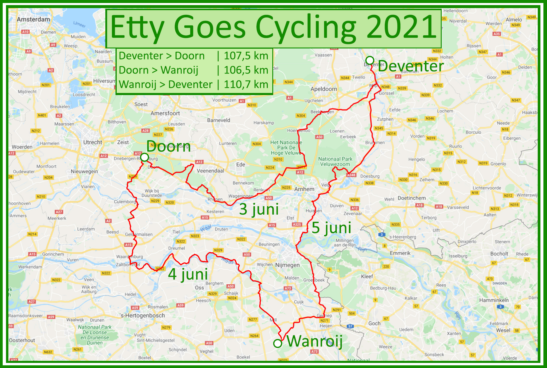 routeEtty Goes Cycling juni2021